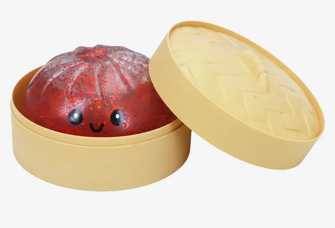 Light up Glitter Jiggly Dumpling Bao Bun Squishy