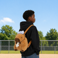 Plush Backpacks - Capybara Blue Bow